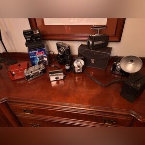 Vintage Camera Collection - 7 total